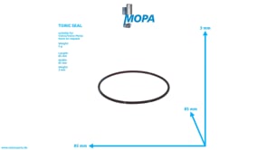 TORIC SEAL - 945512 suitable for Volvo/Volvo Penta engines