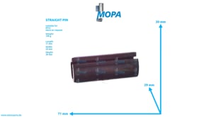 STRAIGHT PIN - 001481028000 suitable for MTU engines