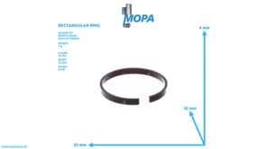 RECTANGULAR RING - 01120064 suitable for MWM & Deutz engines RECTANGULAR RING - 01120064 suitable for MWM & Deutz engines