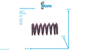 COMPRESSION SPRING - 01309474 suitable for Deutz engines
