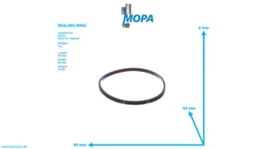 SEALING RING - 01319324 suitable for Deutz engines