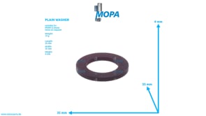 PLAIN WASHER - 02083261 suitable for MWM & Deutz engines