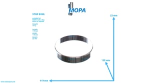 STOP RING - 51021300013 suitable for MAN D engines