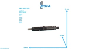 FUEL INJECTOR - 51101007407 suitable for MAN D engines