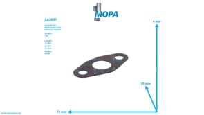 GASKET - 51966010576 suitable for MAN D engines