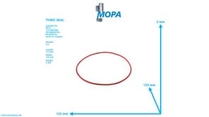 TORIC SEAL - 700429120001 suitable for MTU engines