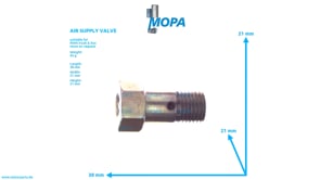 AIR SUPPLY VALVE - 81125050012 suitable for MAN D engines