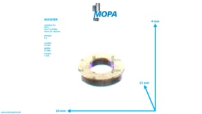 UNTERLEGSCHEIBE - 8381880076 passend für MTU Motoren