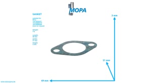 GASKET - 917003036005 suitable for MTU engines GASKET - 917003036005 suitable for MTU engines