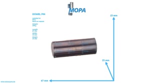 DOWEL PIN - 000007025101 suitable for MTU engines