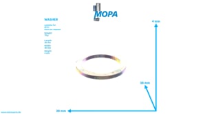 WASHER - 0000920276 suitable for MTU engines