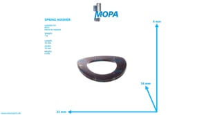 SPRING WASHER - 000137018204 suitable for MTU engines