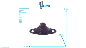 RUBBER MOUNT - 0002372712 suitable for MTU engines RUBBER MOUNT - 0002372712 suitable for MTU engines