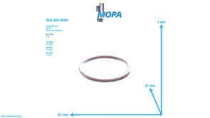 SEALING RING - 007603022103 suitable for MTU engines SEALING RING - 007603022103 suitable for MTU engines
