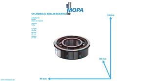 CYLINDRICAL ROLLER BEARING - 01117209 suitable for Deutz engines