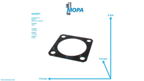 GASKET - 01167561 suitable for Deutz engines