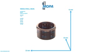 NEEDLE ROLL. BEAR. - 01168729 suitable for Deutz engines