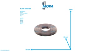 PLAIN WASHER - 01216075 suitable for Deutz engines