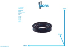 GASKET - 01299823 suitable for Deutz engines