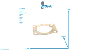 GASKET - 01308140 suitable for Deutz engines