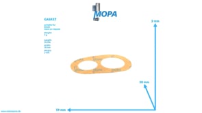 GASKET - 02162198 suitable for Deutz engines
