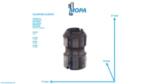 CLAMPING SLEEVE - 04077318 suitable for MWM & Deutz engines CLAMPING SLEEVE - 04077318 suitable for MWM & Deutz engines