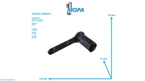 SOCKET WRENCH - 04079238 suitable for MWM & Deutz engines