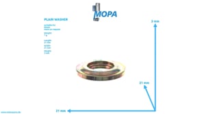 PLAIN WASHER - 04149606 suitable for Deutz engines