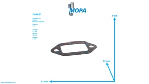 GASKET - 04229568 suitable for Deutz engines