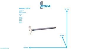 EXHAUST VALVE - 04280049 suitable for Deutz engines