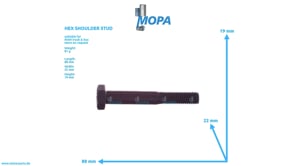 HEX SHOULDER STUD - 06010149321 suitable for MAN D engines