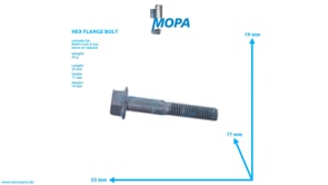 HEX FLANGE BOLT - 06032168309 suitable for MAN D-engines