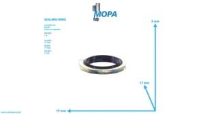 SEALING RING - 12152180 suitable for Deutz engines
