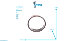 VALVE SEAT - 12159480 suitable for Deutz engines
