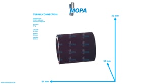 SCHLAUCHSTUECK - 12161871 passend für MWM & Deutz Motoren