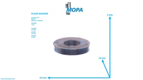PLAIN WASHER - 12166173 suitable for Deutz engines