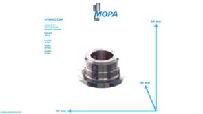 SPRING CAP - 12170764 suitable for MWM & Deutz engines