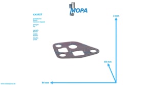 GASKET - 12270878 suitable for Deutz engines