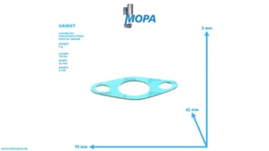 GASKET - 1543360 suitable for Volvo/Volvo Penta engines