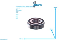 ZYLINDERROLLENLAGER - 205412203014 passend für MTU Motoren