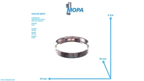 VENTILSITZRING - 20564028 passend für Volvo/Volvo Penta Motoren
