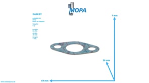 GASKET - 271511022000 suitable for MTU engines