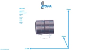 PISTON - 5030613532 suitable for MTU engines
