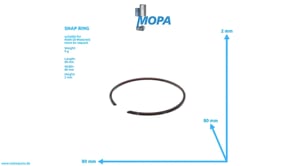 SNAP RING - 51908150016 suitable for MAN D engines