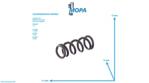 COMPRESSION SPRING - 51976010259 suitable for MAN D-engines