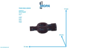 TWIN RING UNION - 51981010061 suitable for MAN D-engines