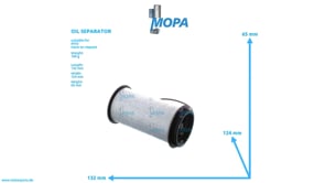 OIL SEPARATOR - 5200180035 suitable for MTU engines