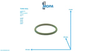 TORIC SEAL - 700429035000 suitable for MTU engines TORIC SEAL - 700429035000 suitable for MTU engines