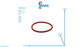 TORIC SEAL - 700429044001 suitable for MTU engines