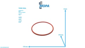 TORIC SEAL - 700429158000 suitable for MTU engines